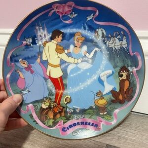 The Bradford Exchange Cinderella Collector's Plate - Blue and Gold